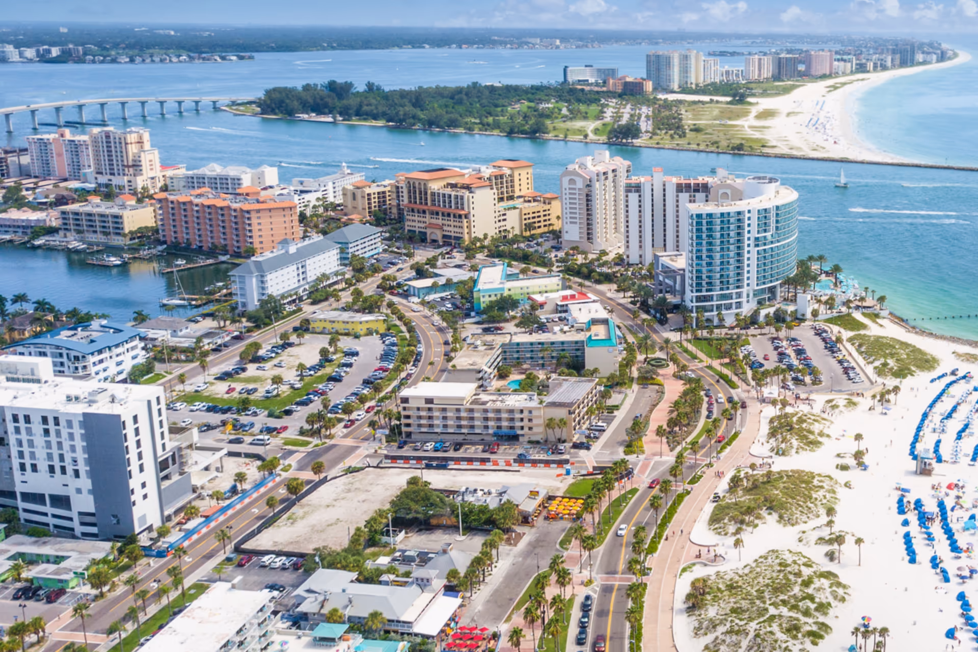 Aerial view of Clearwater, Florida