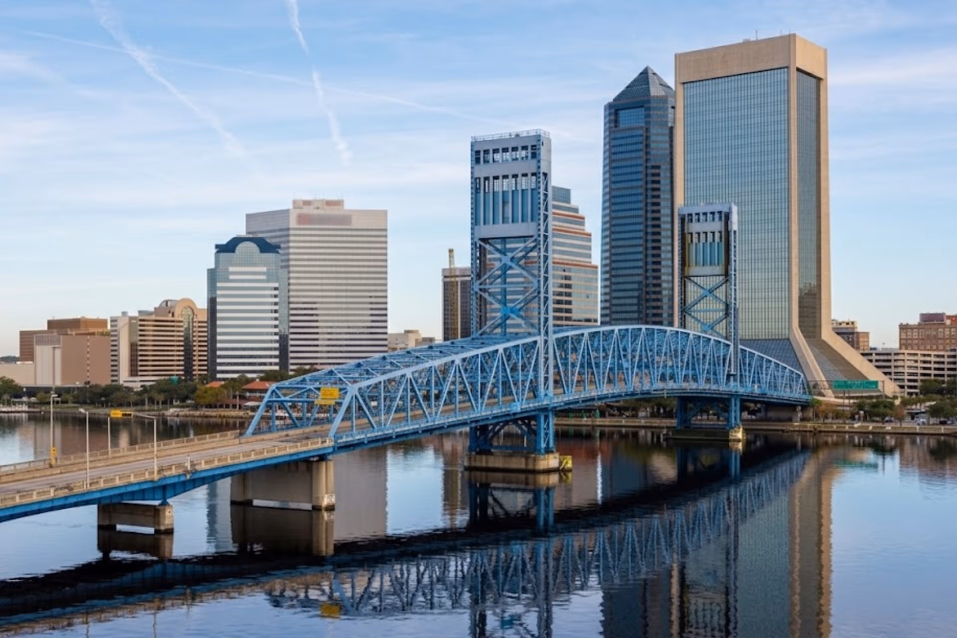 Aerial view of Jacksonville, Florida