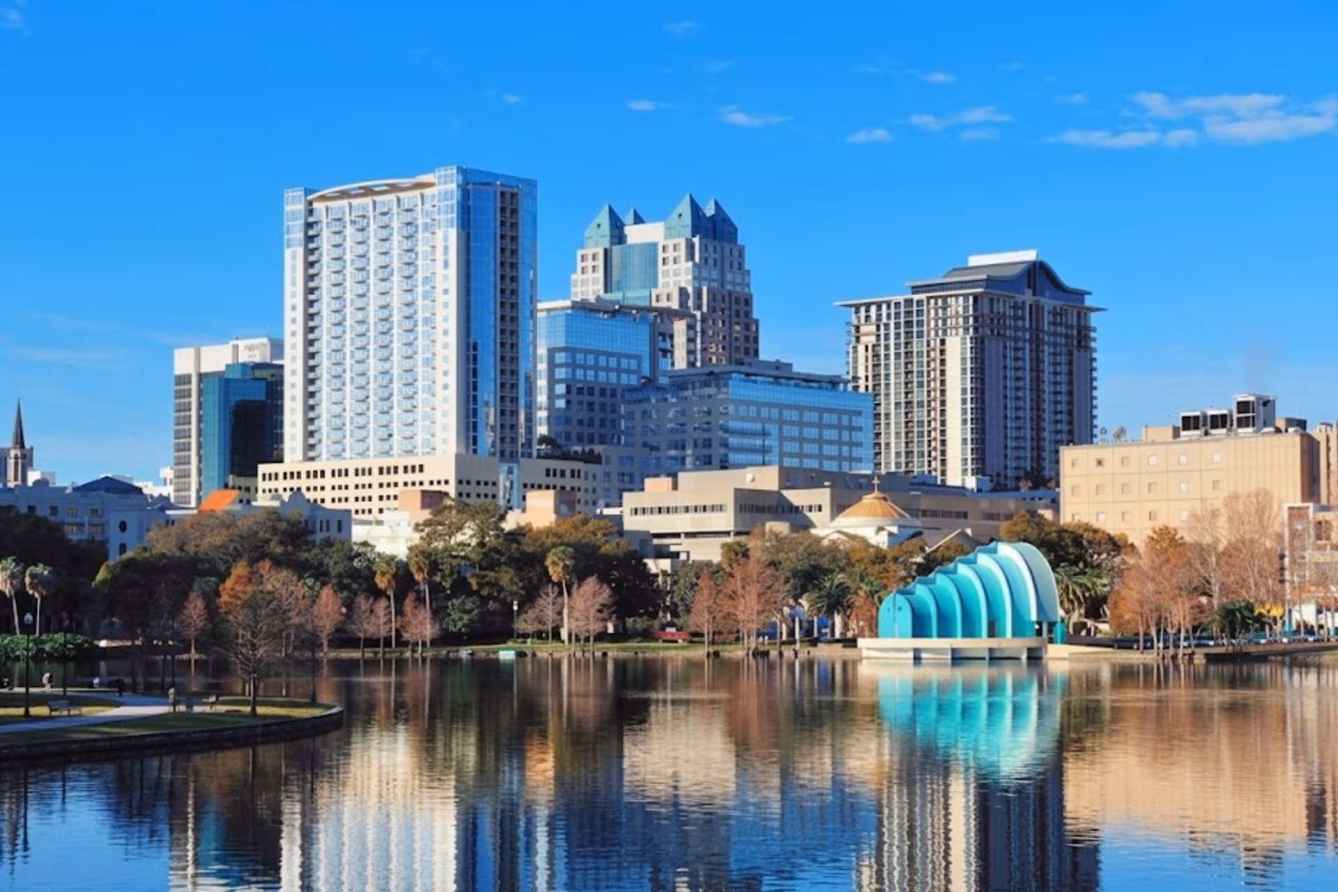 Aerial view of Orlando, Florida