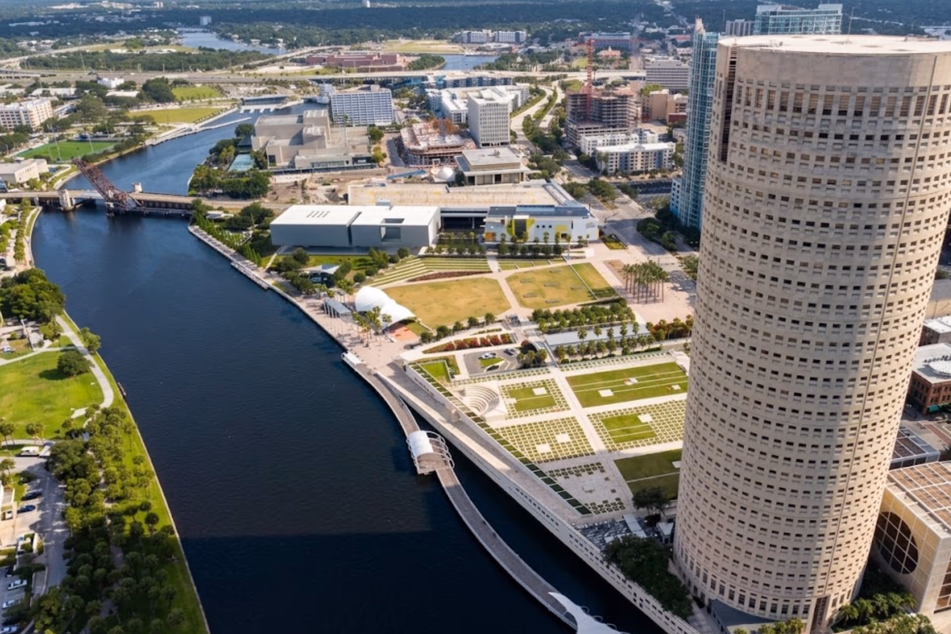 Aerial view of Tampa, Florida